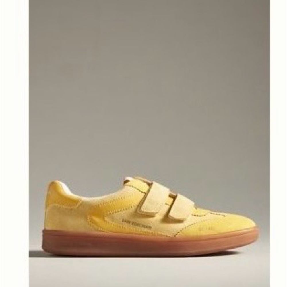 Sam Edelman Yellow Sneakers with Velcro Straps
